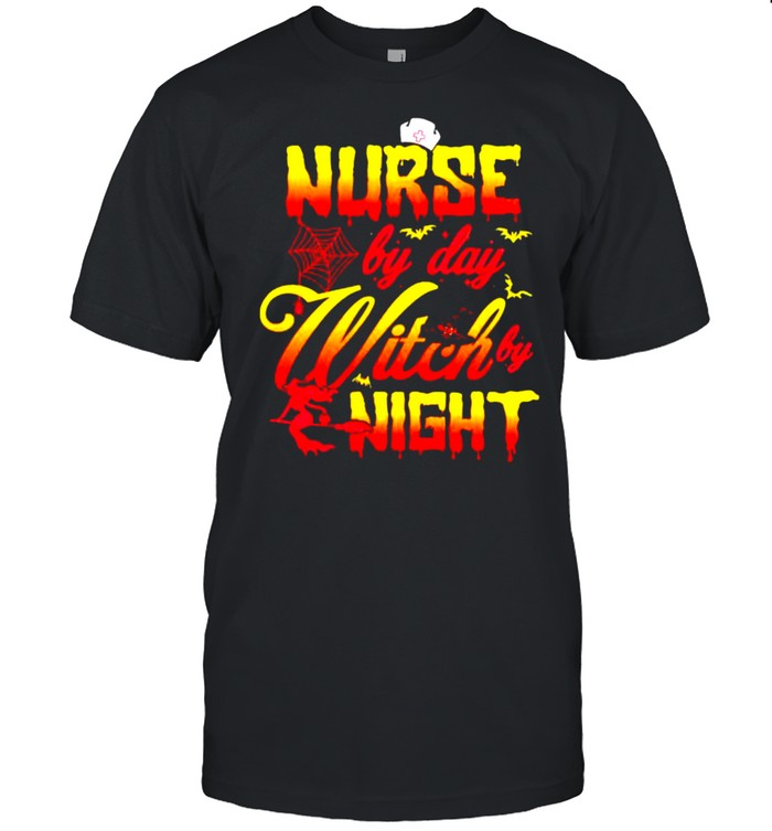 Nurse by day witch by night shirt