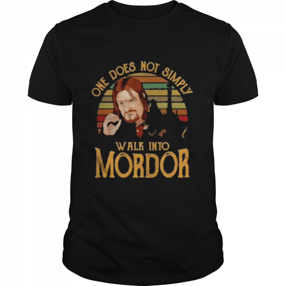 One does not simply walk into Mordor vintage shirt