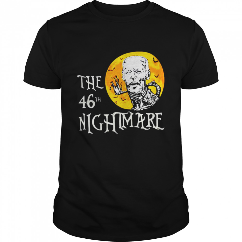 Biden zombie The 46 Nightmare anti-Biden Halloween shirt