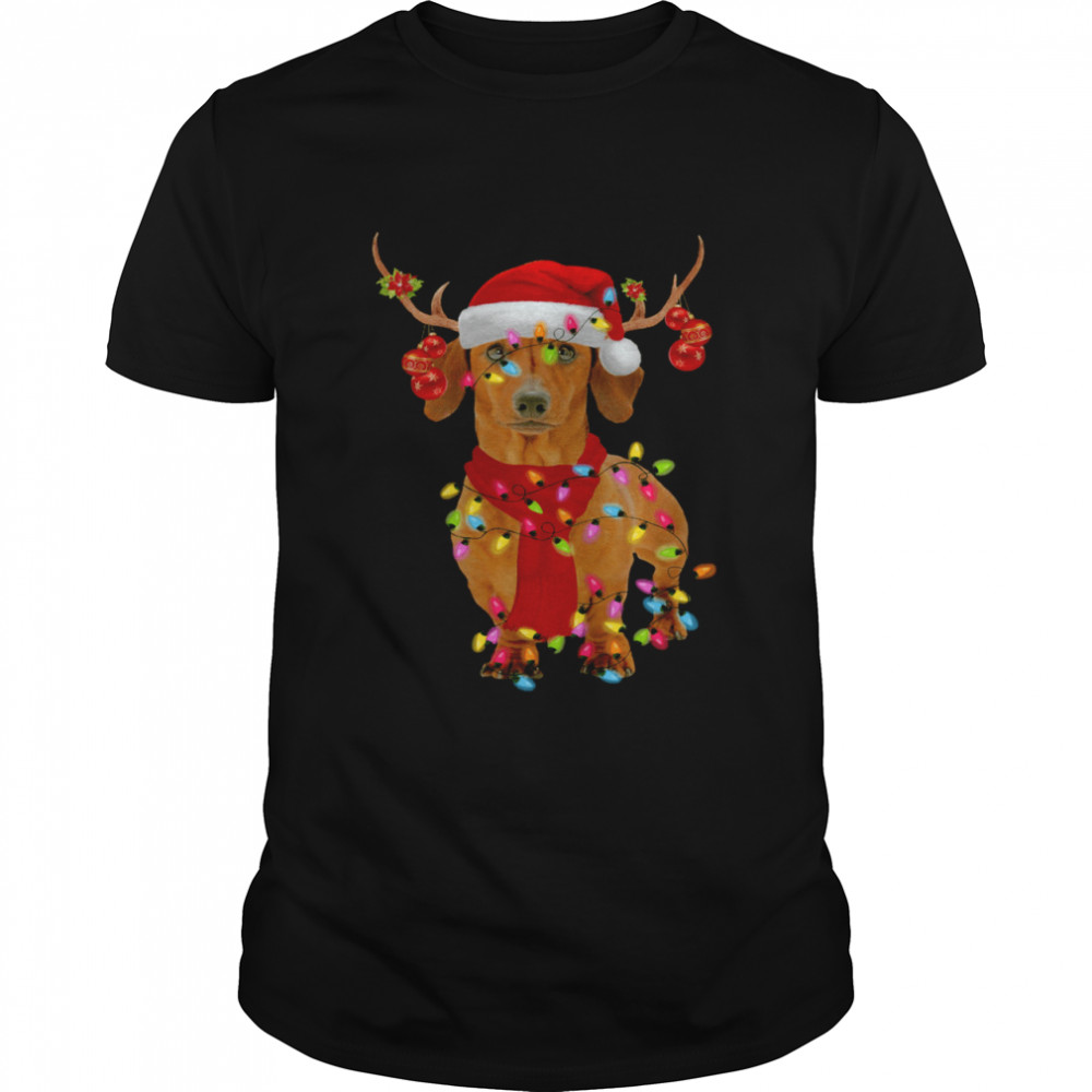 Dachshund Christmas dog shirt