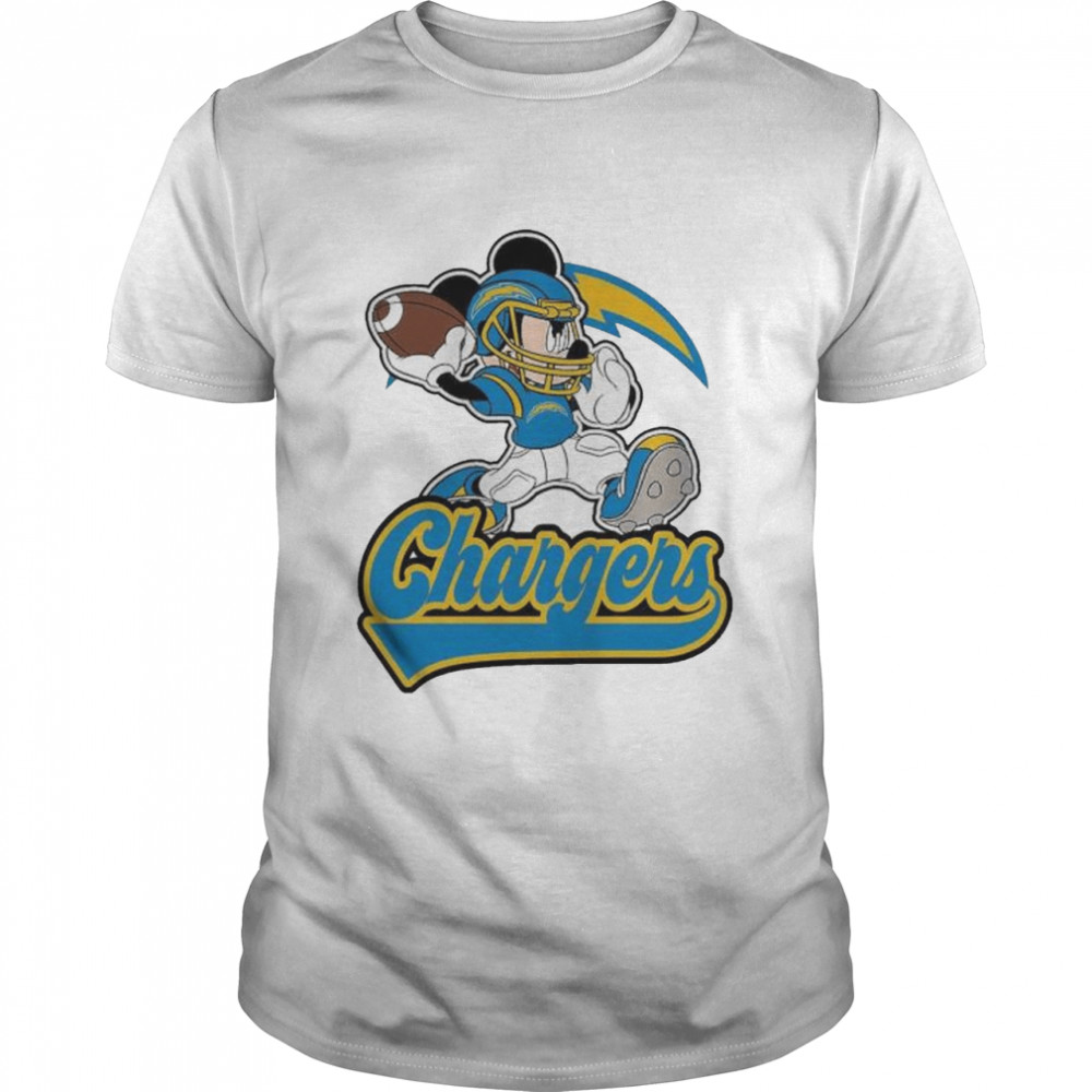 Mickey Mouse Player Los Angeles Chargers shirt - Trend T Shirt Store Online