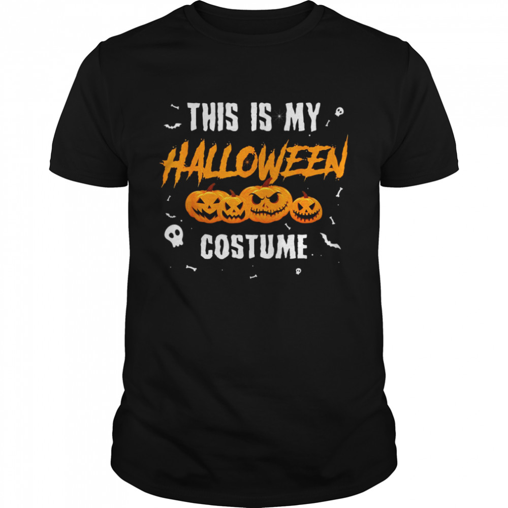 This is My Halloween Costume Halloween Party Pumpkin Shirt