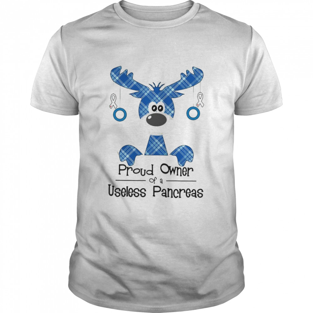 Reindeer Snowflakes Proud Owner Of A Useless Pancreas Diabetes Awareness Shirt