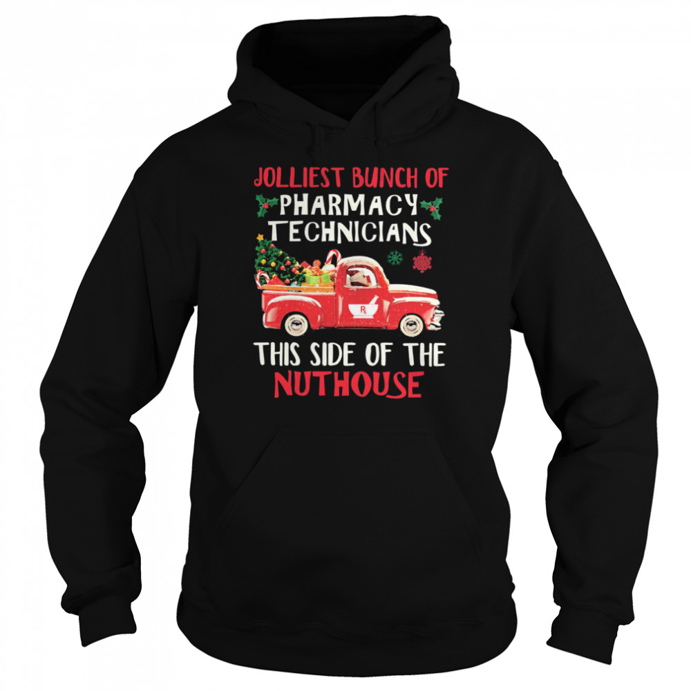 Jolliest Bunch Of Pharmacy Technicians This Side Of The Nuthouse  Unisex Hoodie