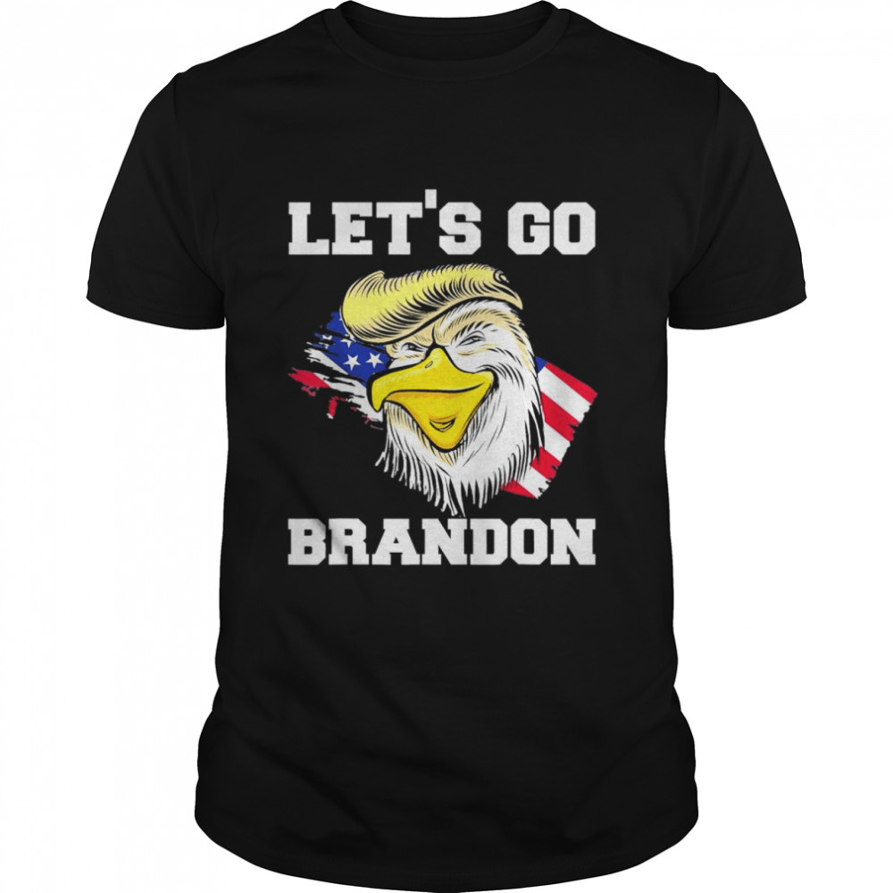 Lets Go Brandon Joe Biden Chant Impeach Biden Trump Flag shirt
