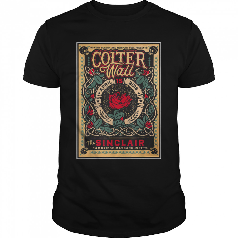 Retro Wall Art Colter Outfits Canadian Classic Singers Music T-Shirt B09K48DDSF