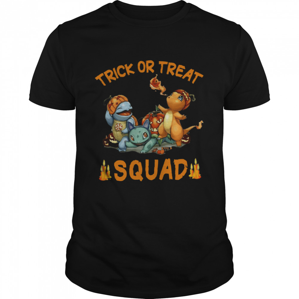 Pokemon Trick Or Treat Squad Happy Halloween Shirt