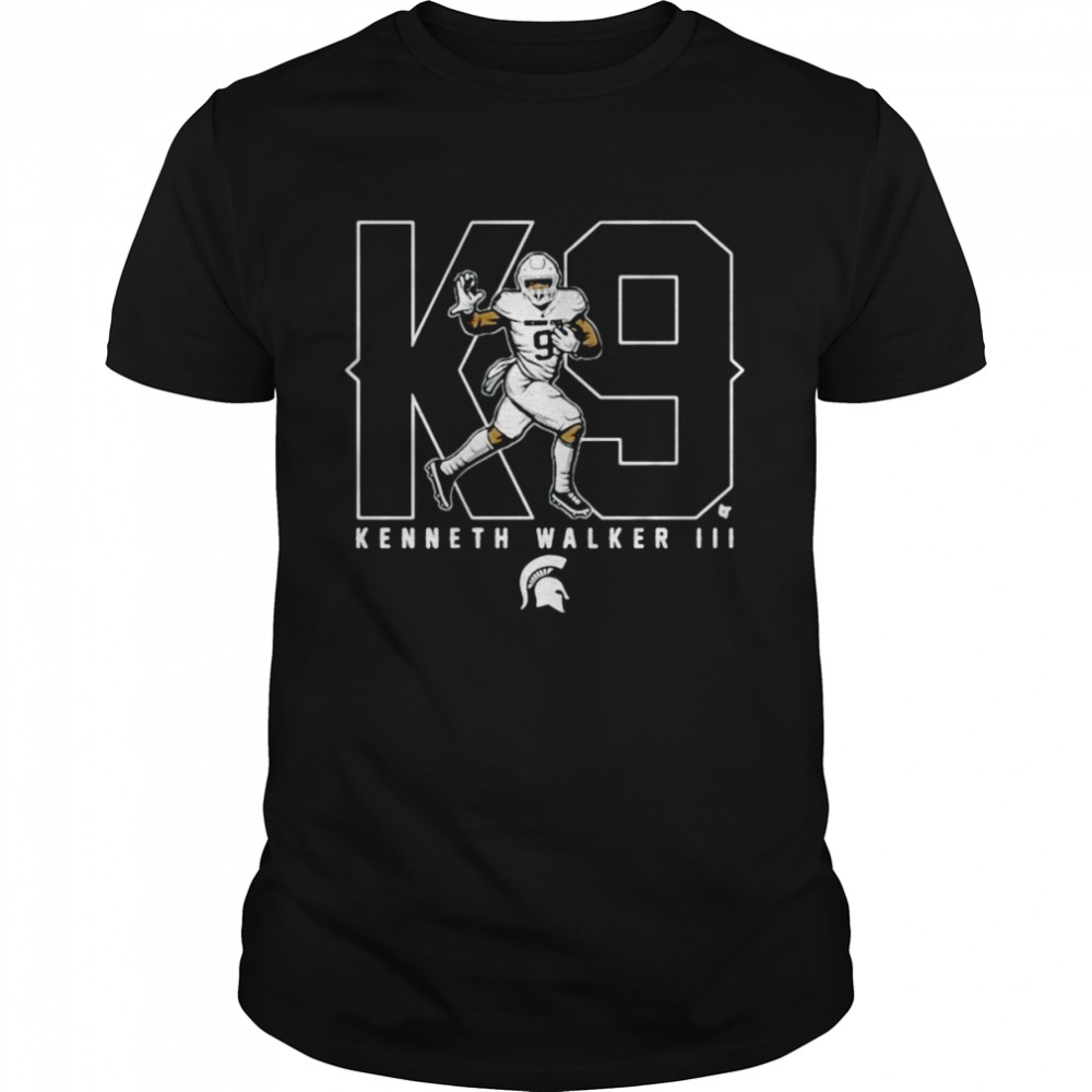 Kenneth Walker III K9 Michigan State Spartans Shirt