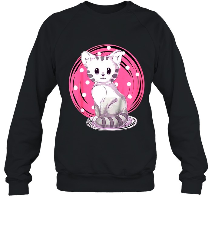Kids Cat Kitten Kitty Girl  Unisex Sweatshirt