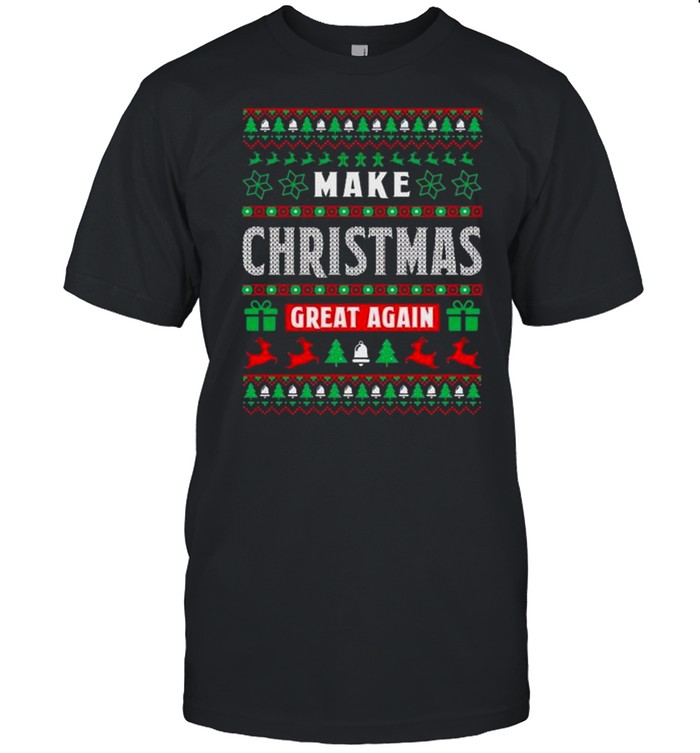 Donald Trump Make Christmas Great Again Ugly Christmas shirt