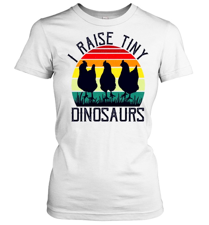 I raise tiny dinosaurs shirt Classic Women's T-shirt