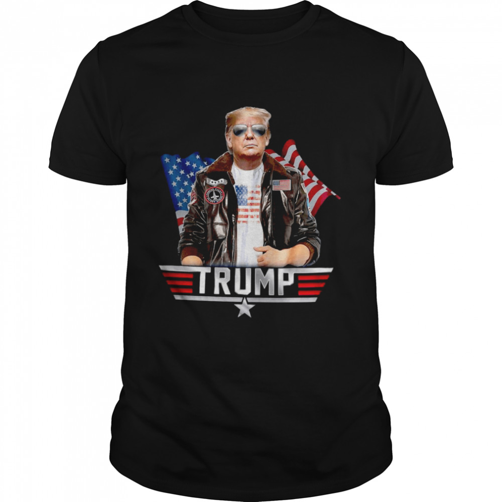 American Flag Donald Trump Fleece Blanket T-shirt