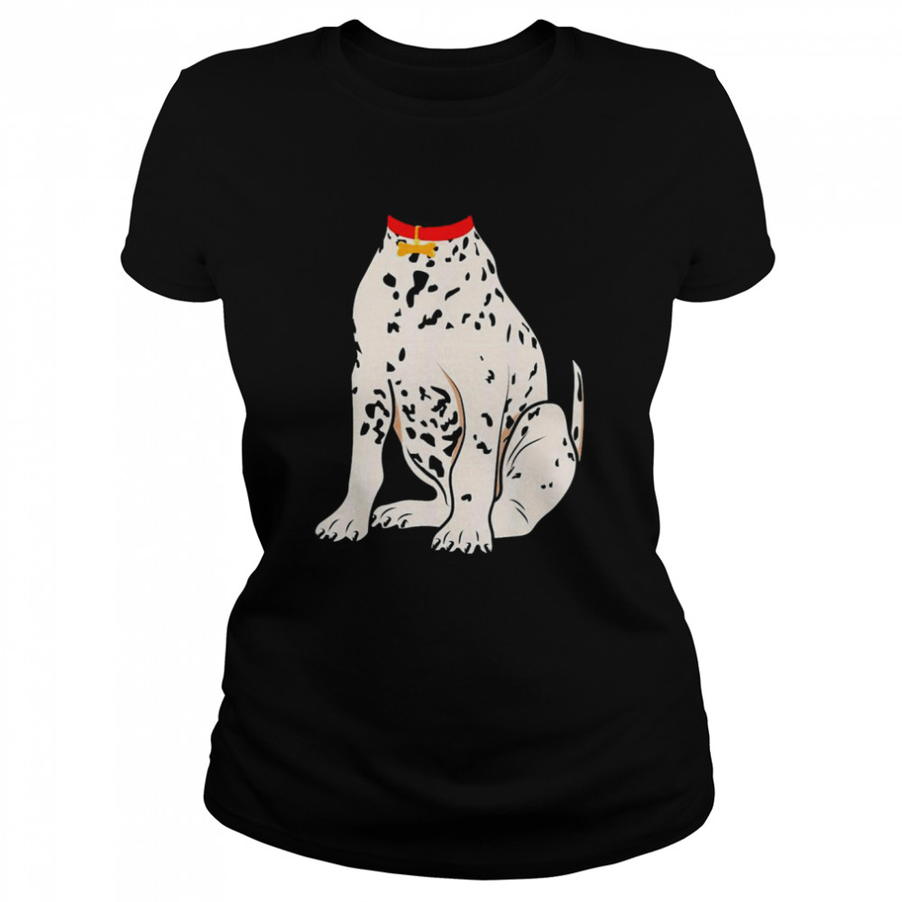 Dalmatian Costume for Christmas Lovely Dog themed T-shirt Classic Women's T-shirt
