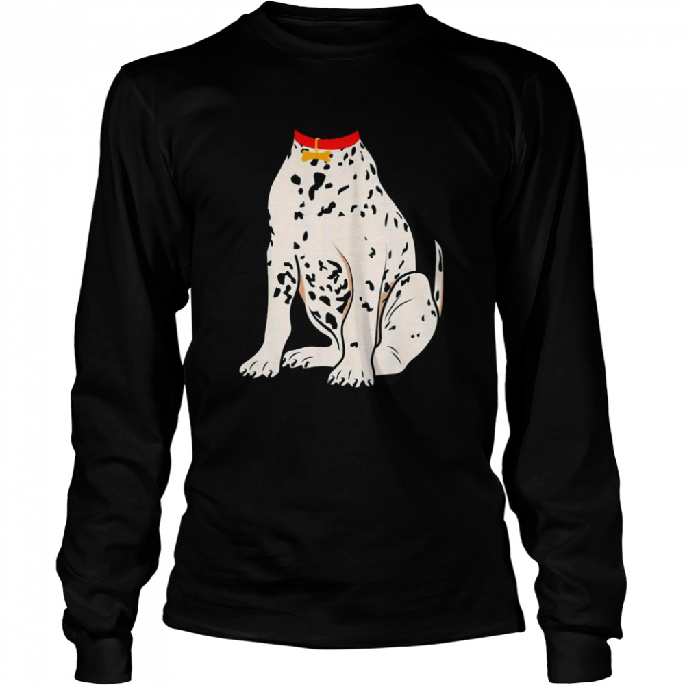Dalmatian Costume for Christmas Lovely Dog themed T-shirt Long Sleeved T-shirt