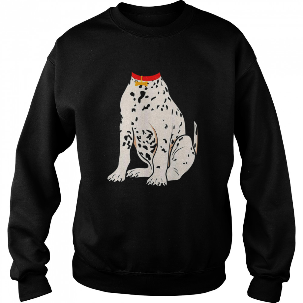 Dalmatian Costume for Christmas Lovely Dog themed T-shirt Unisex Sweatshirt