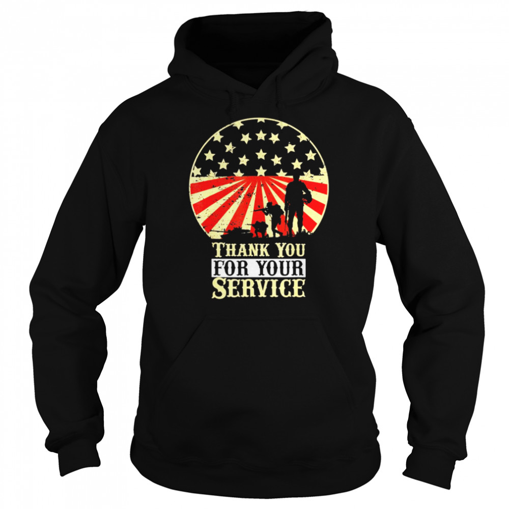 Thank You for your Service Veterans Day  Unisex Hoodie