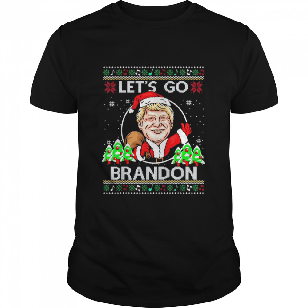 Trump Let’s Go Brandon Ugly 2021 Christmas Tree shirt