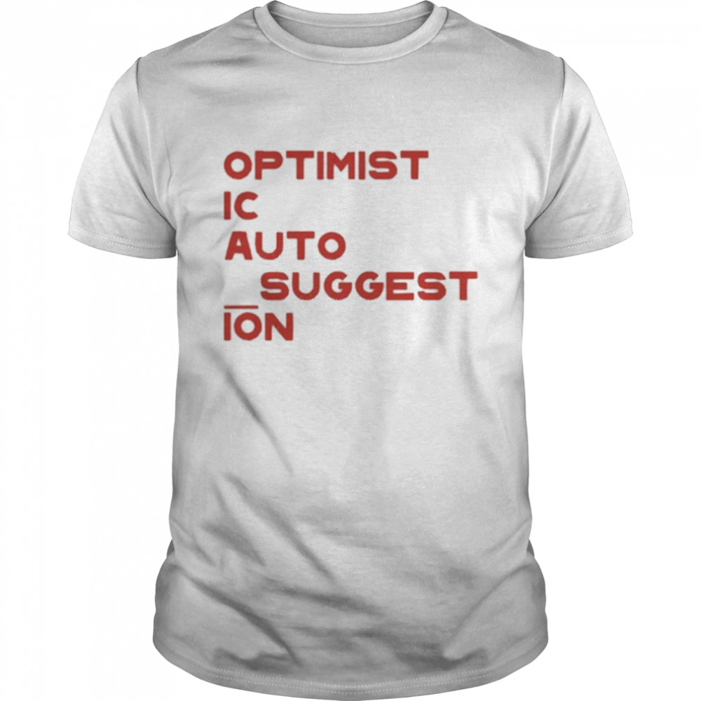 Radiohead Optimistic Auto Suggestion Natural Shirt