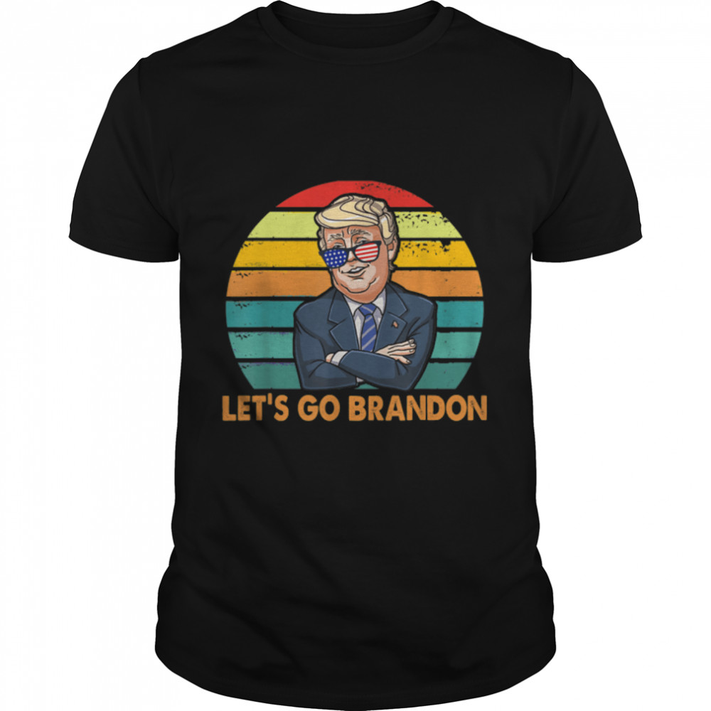 Let’s-Go- Brandon-Joe-Biden-Chant-Fake-News-Strikes-Again T-Shirt B09JSZ5HN5