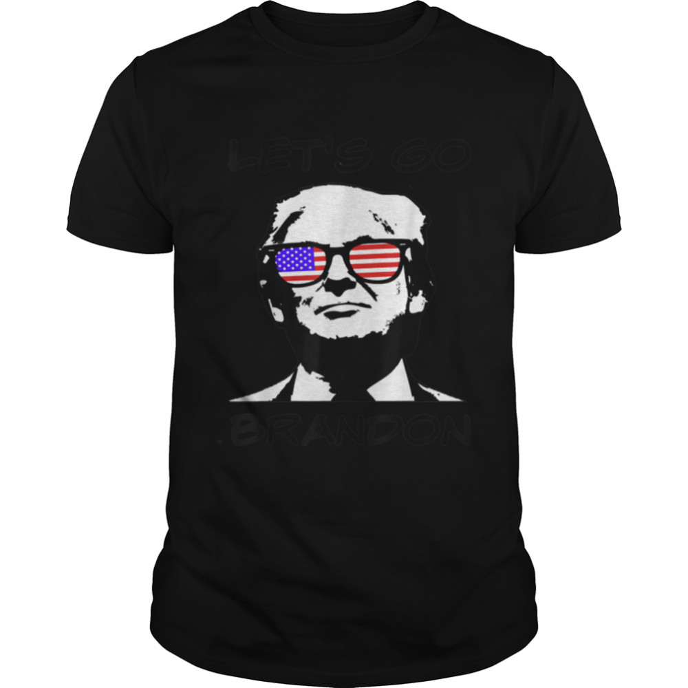 Trump Let’s Go Brandon Funny Joe Biden Politic Party Apparel T-Shirt B09HW69SFR