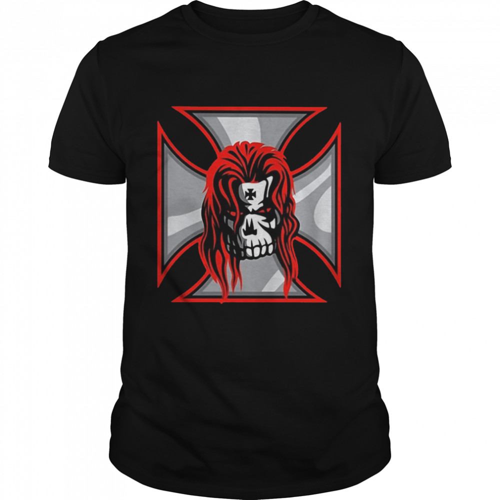 Fiending For Followers Triple H Skull And Cross Logo Shirt