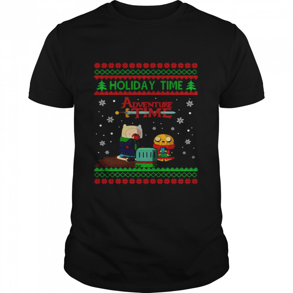 Adventure Time holiday time Ugly Christmas shirt