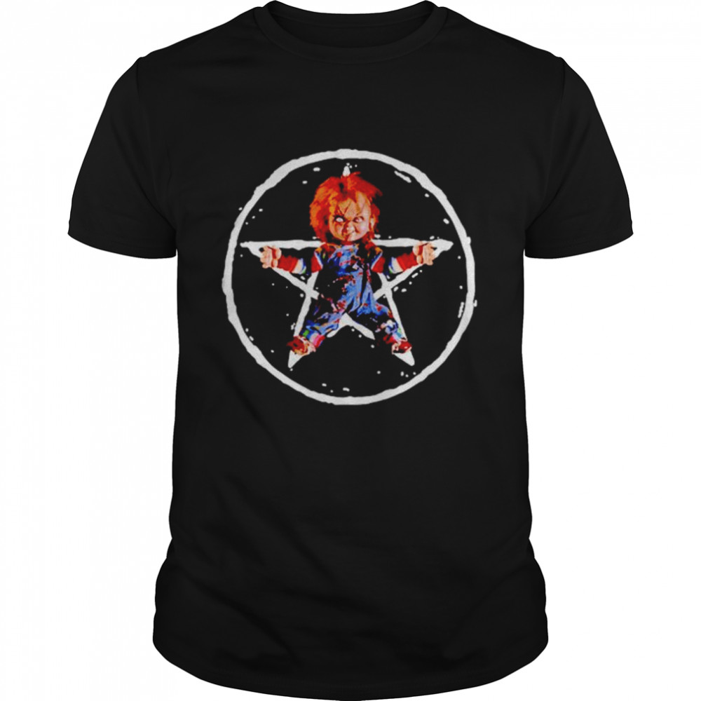 Chucky childs play pentagram shirt