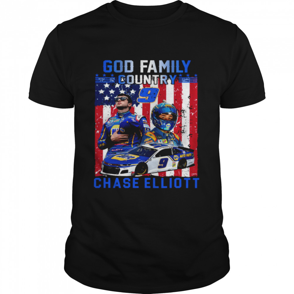 God Family Country Chase Elliott Shirt
