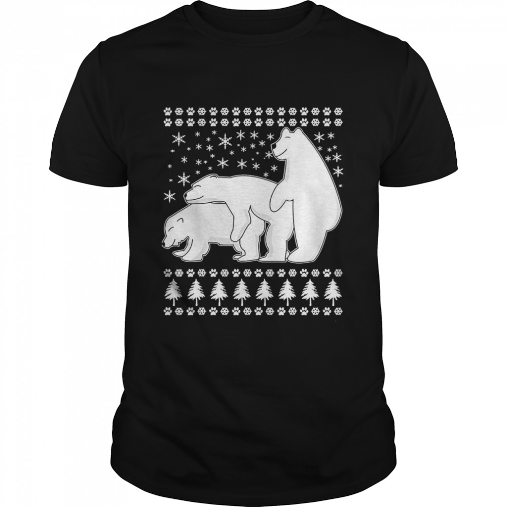 3 Bears Humping Ugly Christmas Shirt Adult Humor Shirt