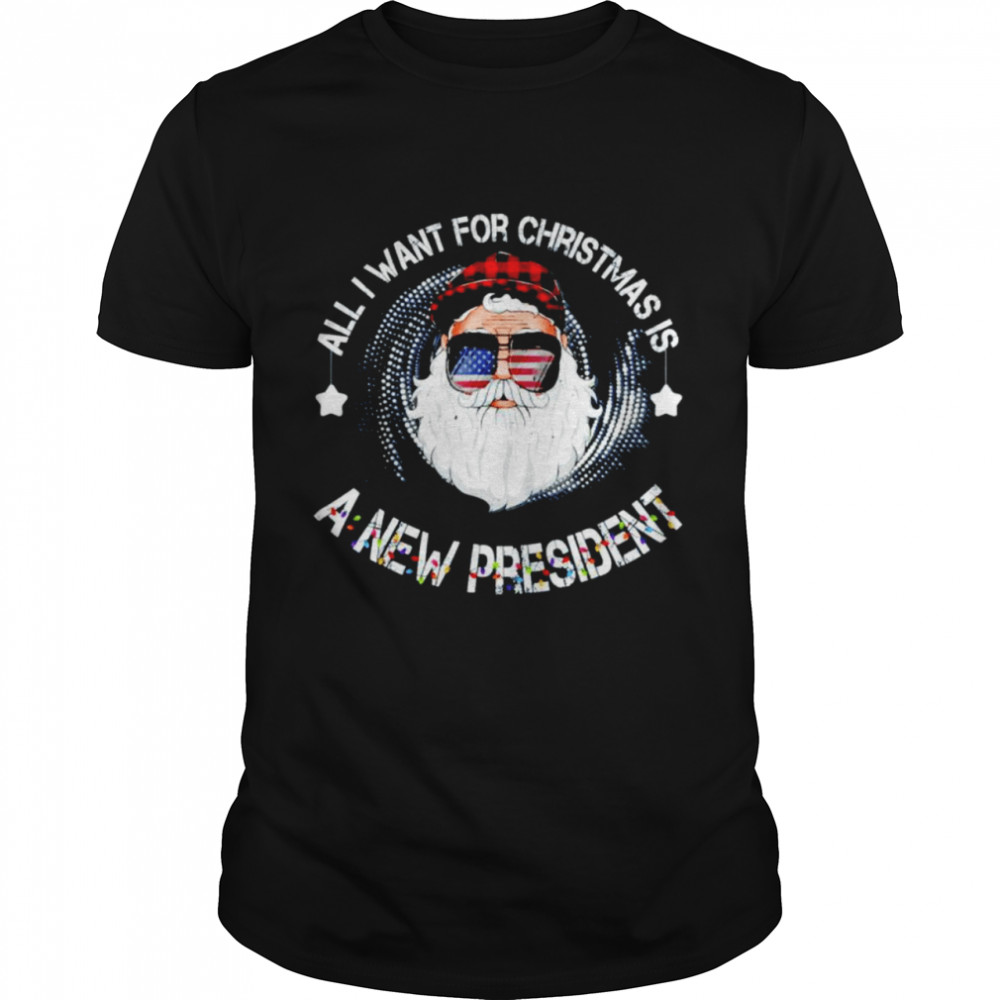 All I Want For Christmas Is A New President Gingerbread Man Christmas shirt