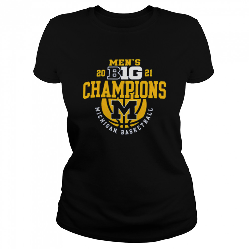 champion university of Michigan basketball big ten regular season champions shirt Classic Women's T-shirt