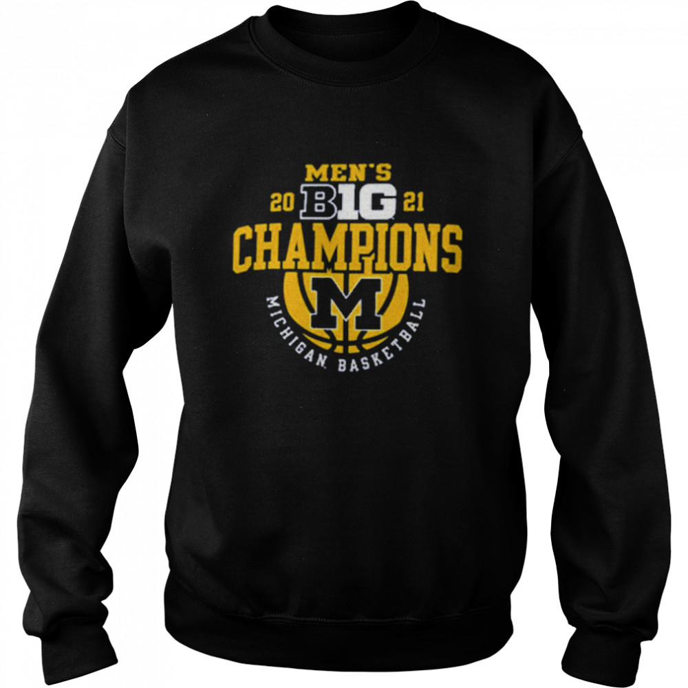champion university of Michigan basketball big ten regular season champions shirt Unisex Sweatshirt