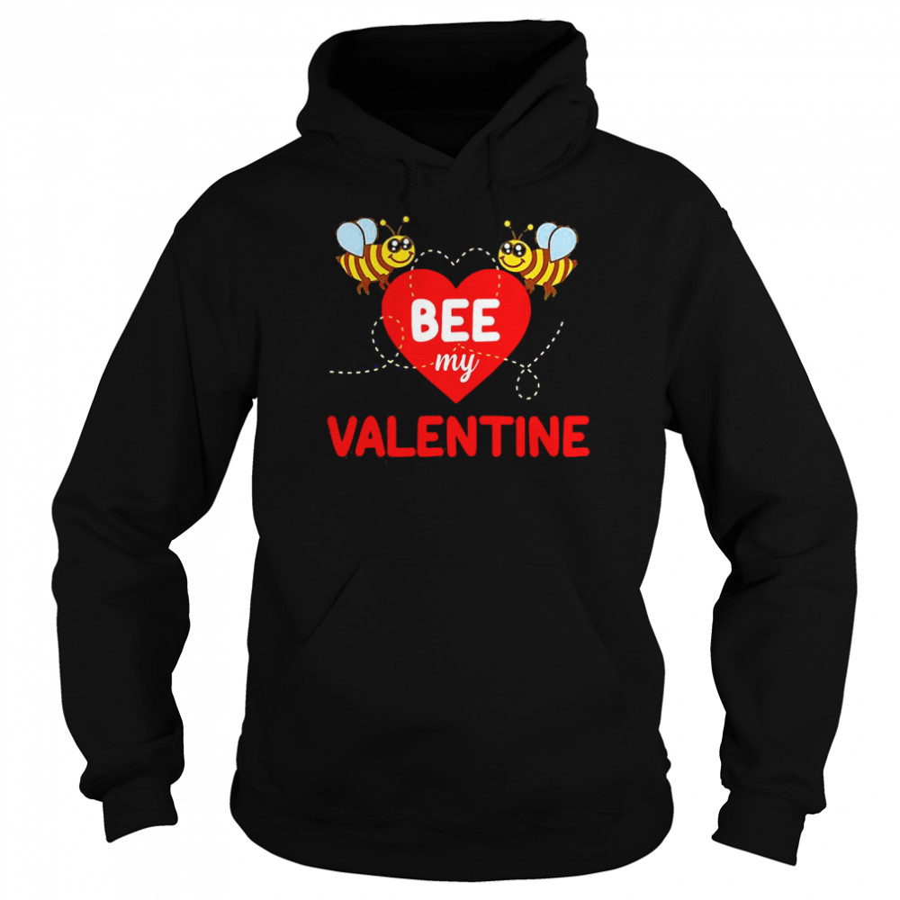 Bee My Valentine  Valentines Day Beekeeper  Unisex Hoodie
