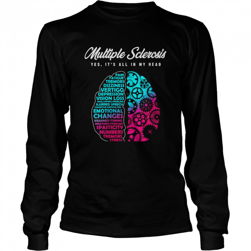 Multiple Sclerosis Awareness  Health Support Statement  Long Sleeved T-shirt