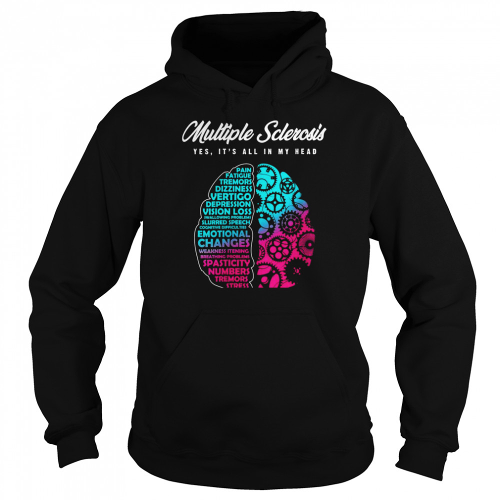 Multiple Sclerosis Awareness  Health Support Statement  Unisex Hoodie