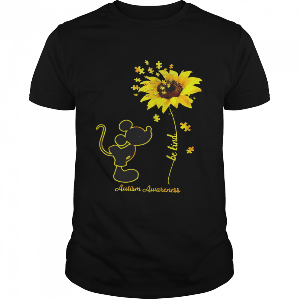 Mickey Sunflower Be Kind Shirt