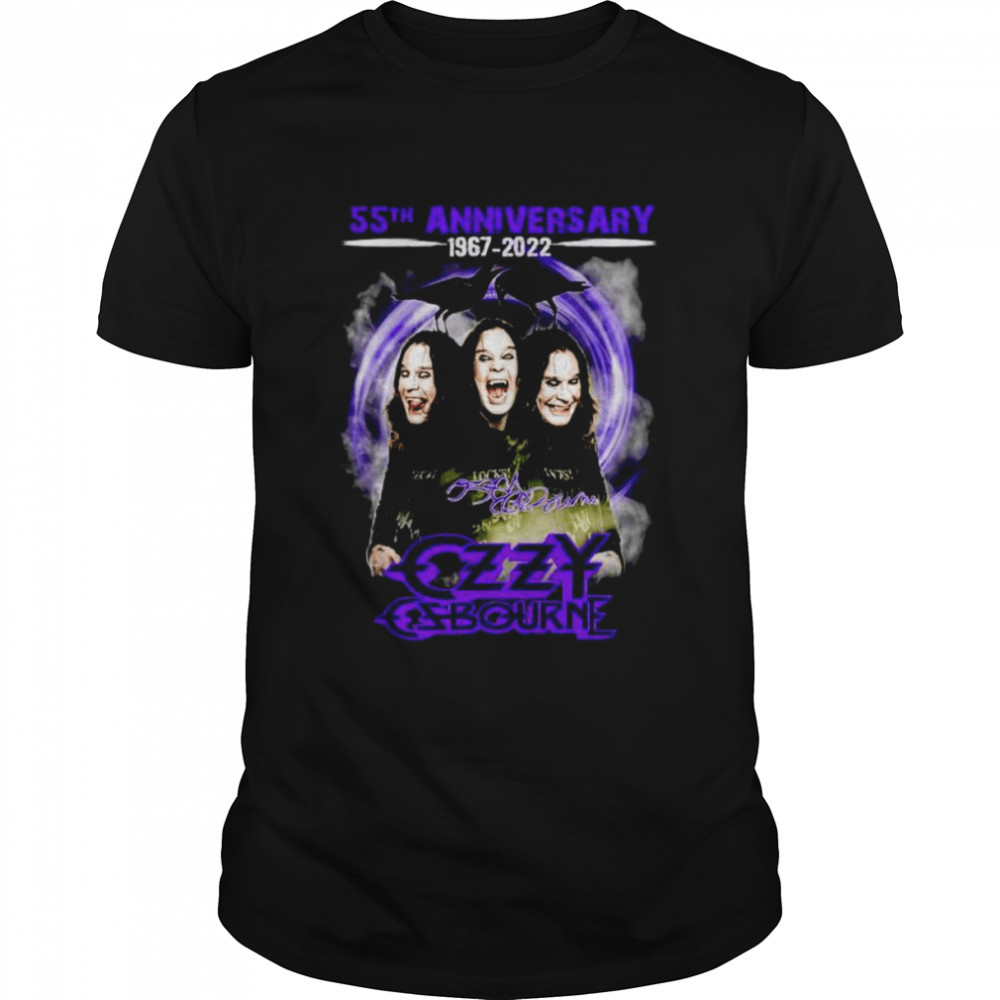 55th anniversary 1967 2022 Ozzy Osbourne T-shirt