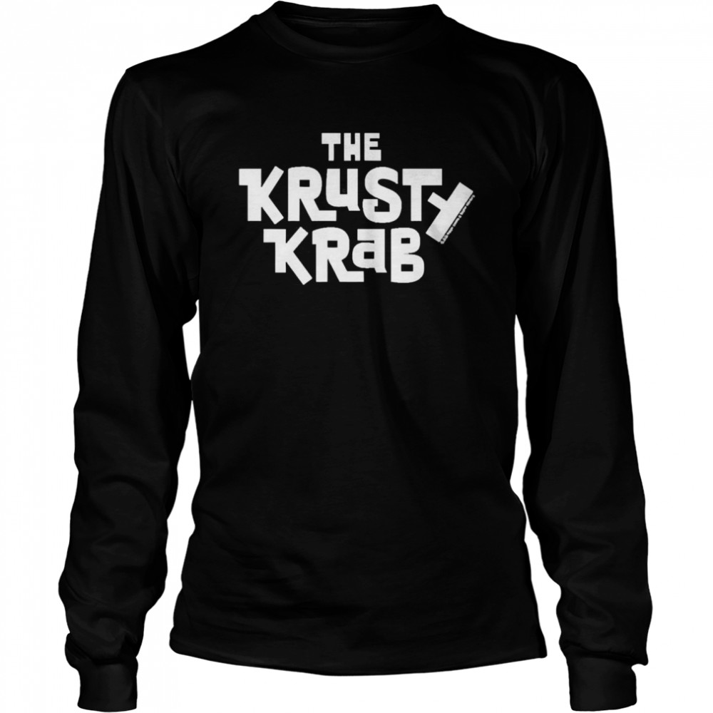 The Krusty Krab Logo Fleece  Long Sleeved T-shirt