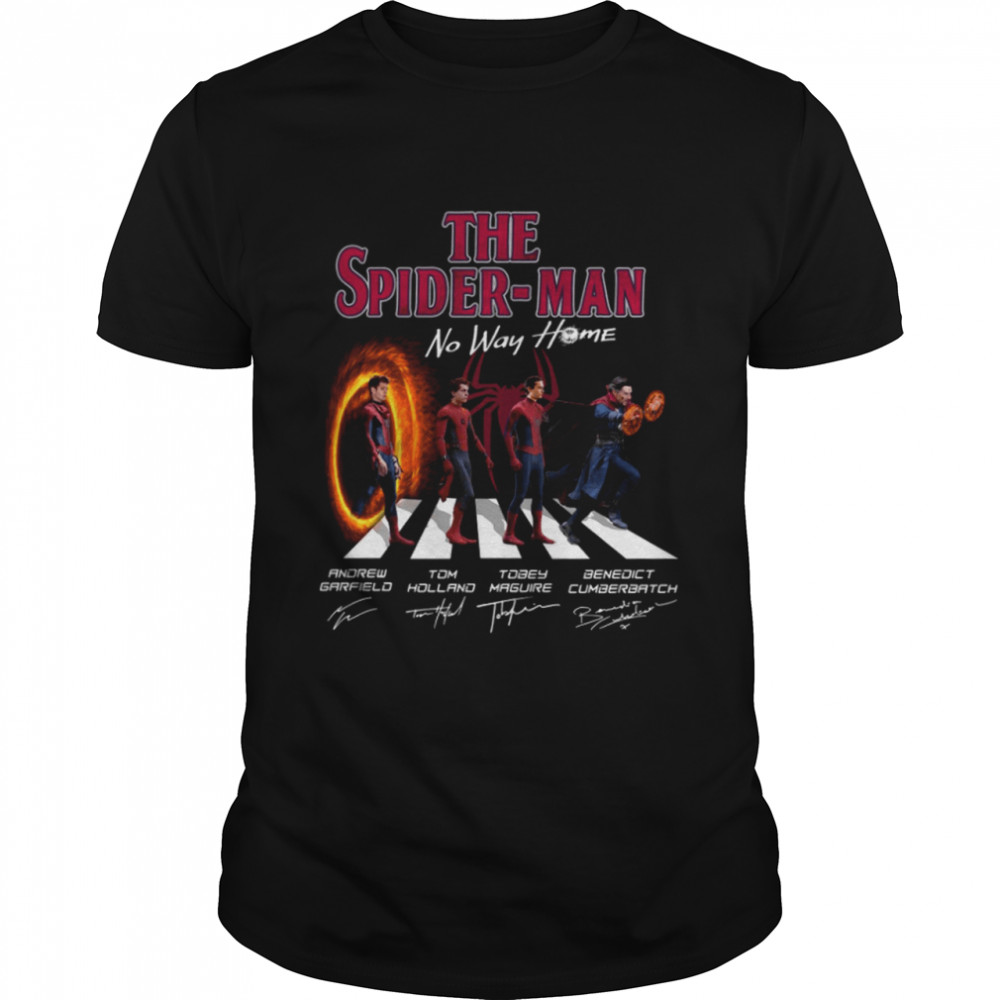 The spider man no way home abbey road shirt