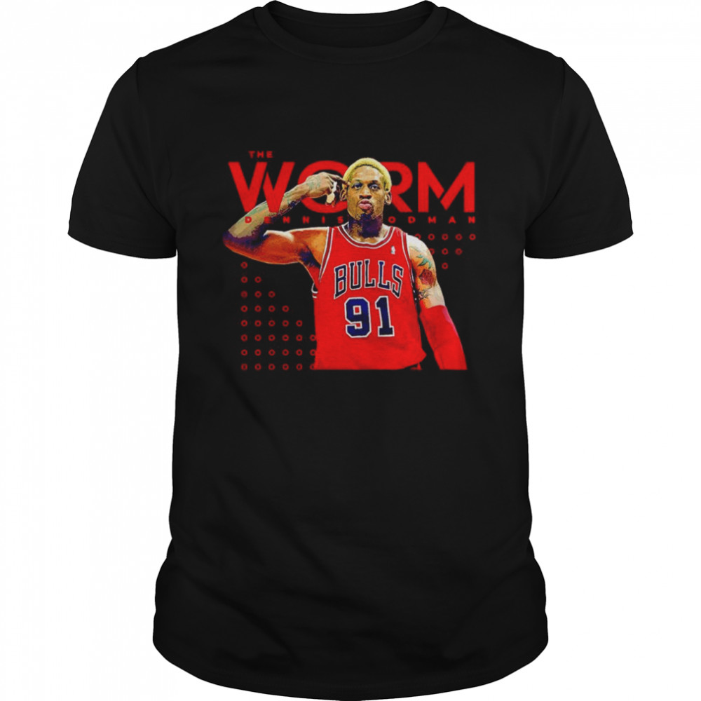 Dennis Rodman Chicago Bulls Basketball Shirt