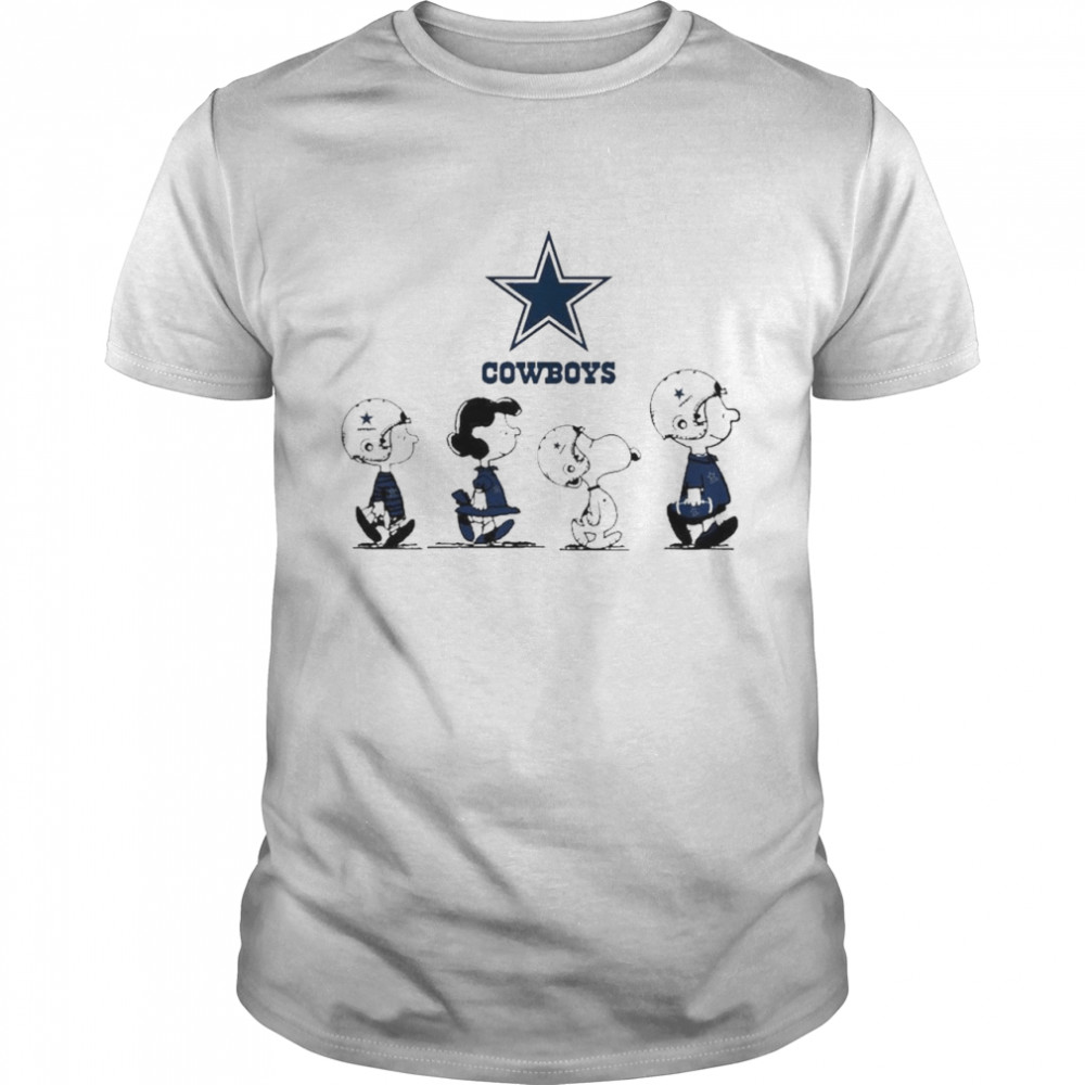 Nfl Dallas Cowboys Charlie Brown Snoopy Dallas Cowboys T-Shirt For Fans