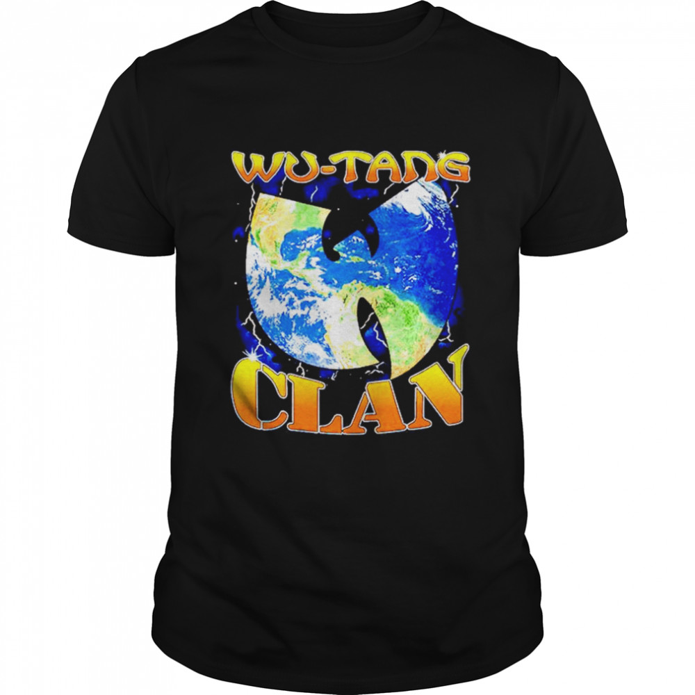 Wu-Tang Clan Earth Logo shirt