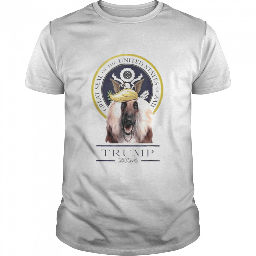 Trump 2024 Afghan Hound 2 Tee shirt