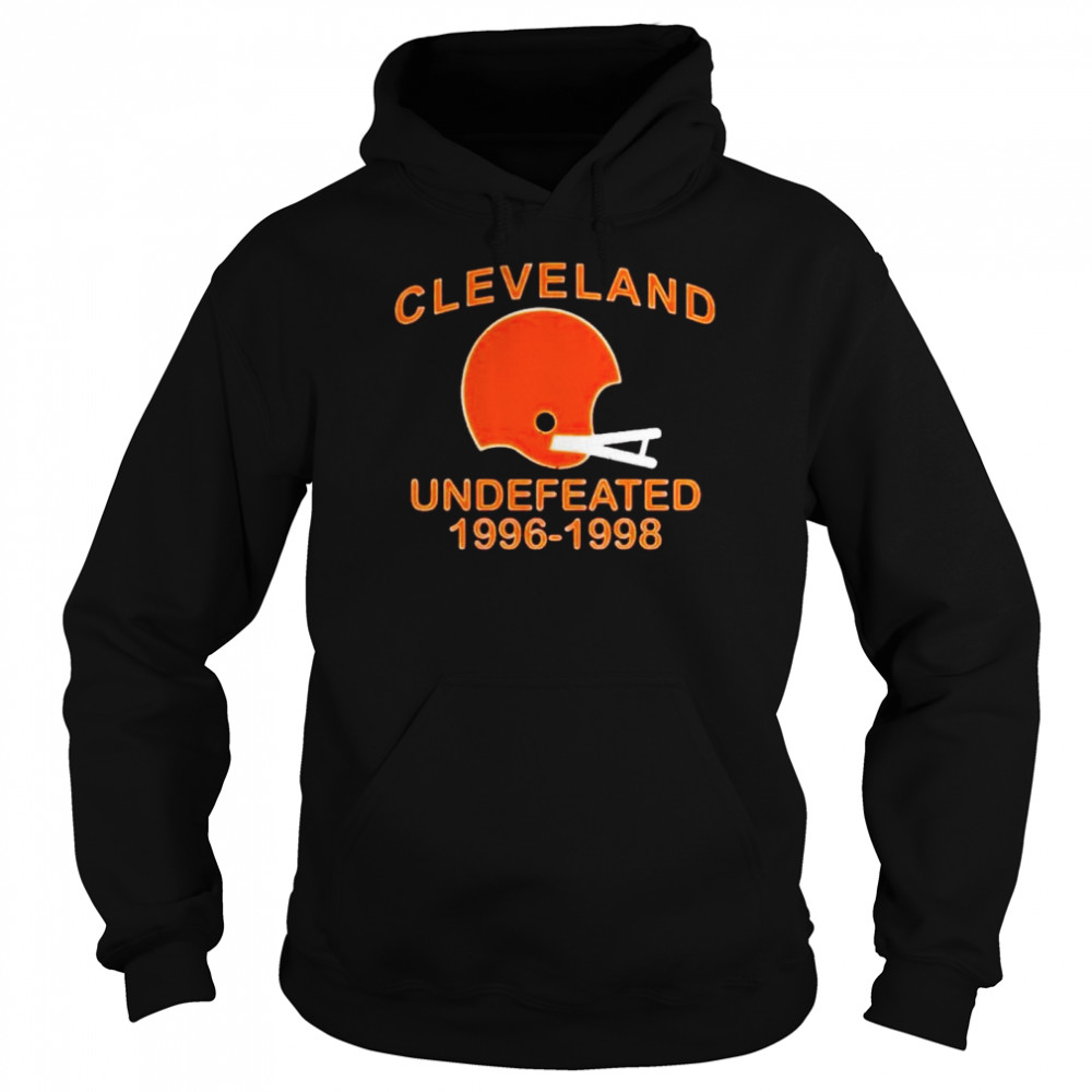 Top cleveland browns undefeated 1996 1998 shirt, hoodie, sweater