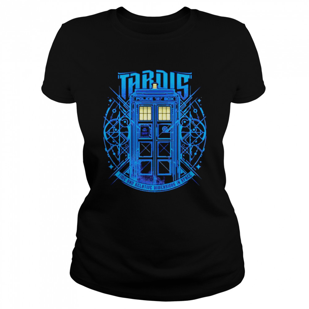 doctor Who tardis time and relative dimension in space shirt Classic Women's T-shirt