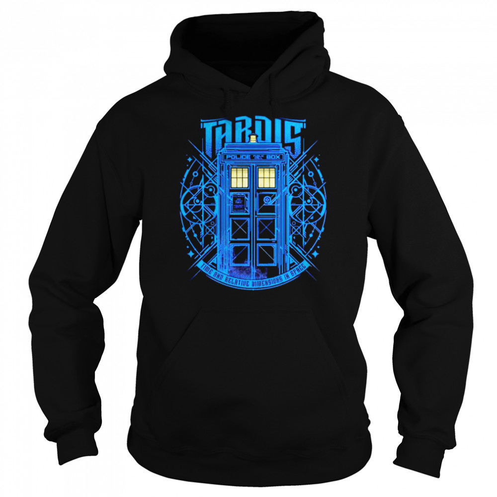 doctor Who tardis time and relative dimension in space shirt Unisex Hoodie