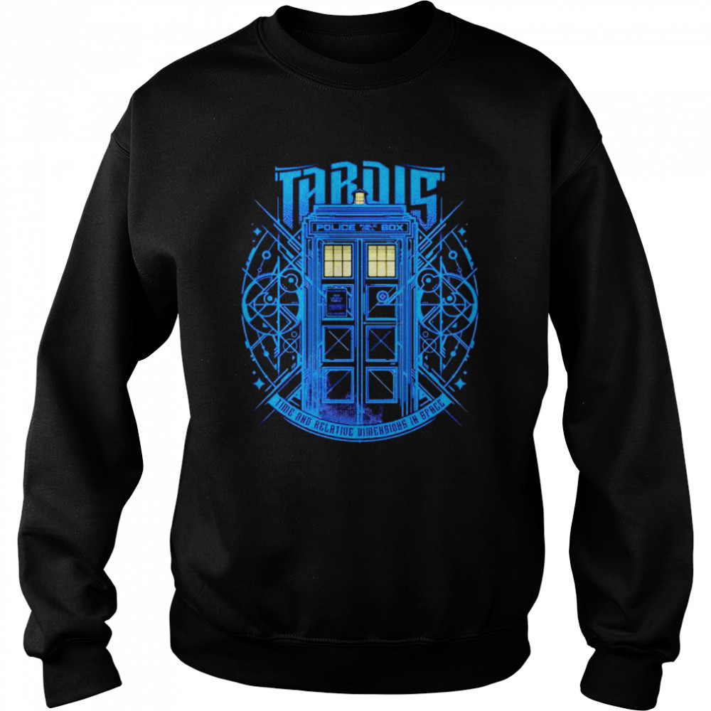 doctor Who tardis time and relative dimension in space shirt Unisex Sweatshirt