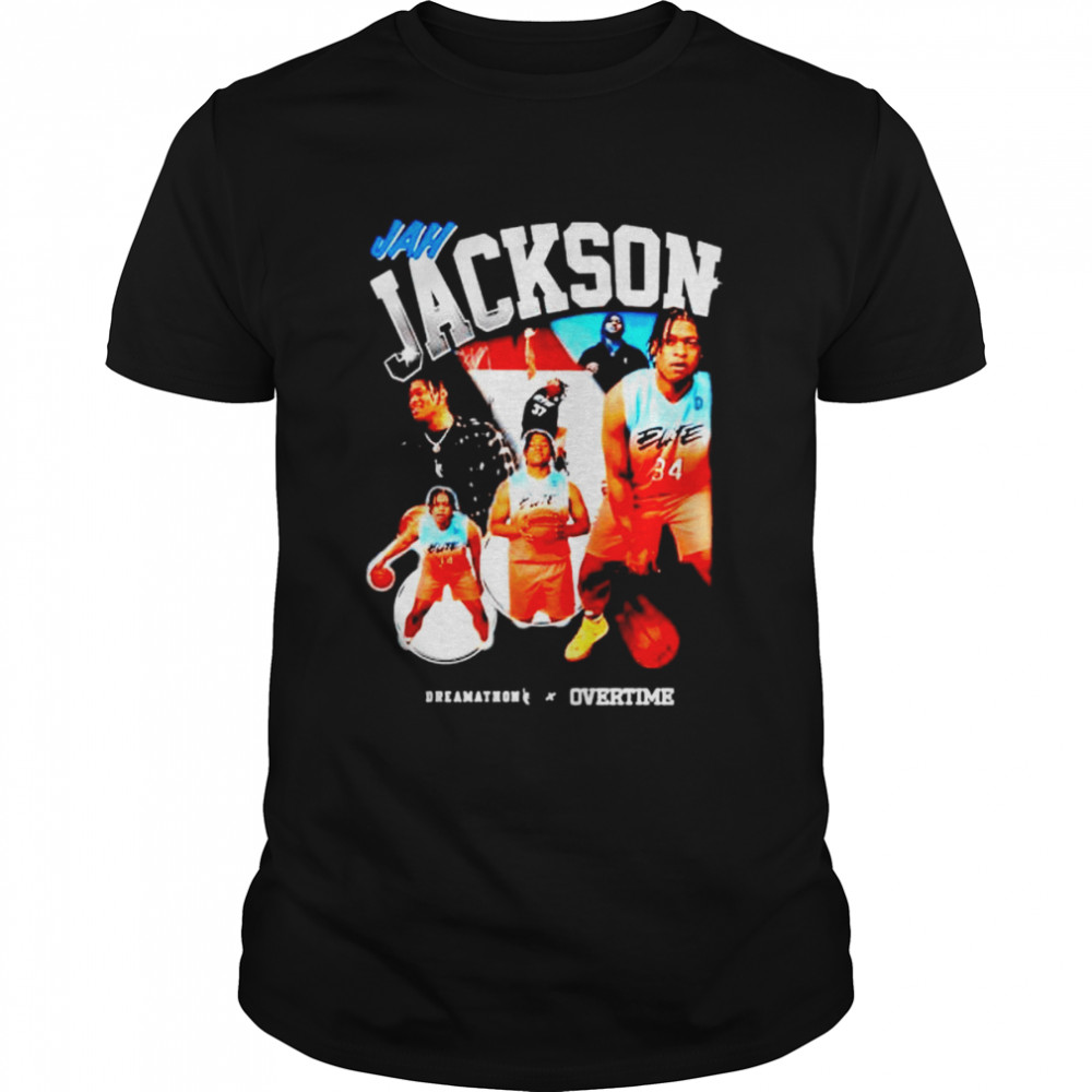 dreamathon Overtime Jah Wearing Jah Jackson shirt