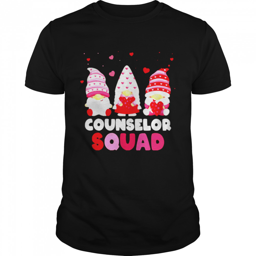 Happy Valentines Day Gnome Counselor Squad Shirt