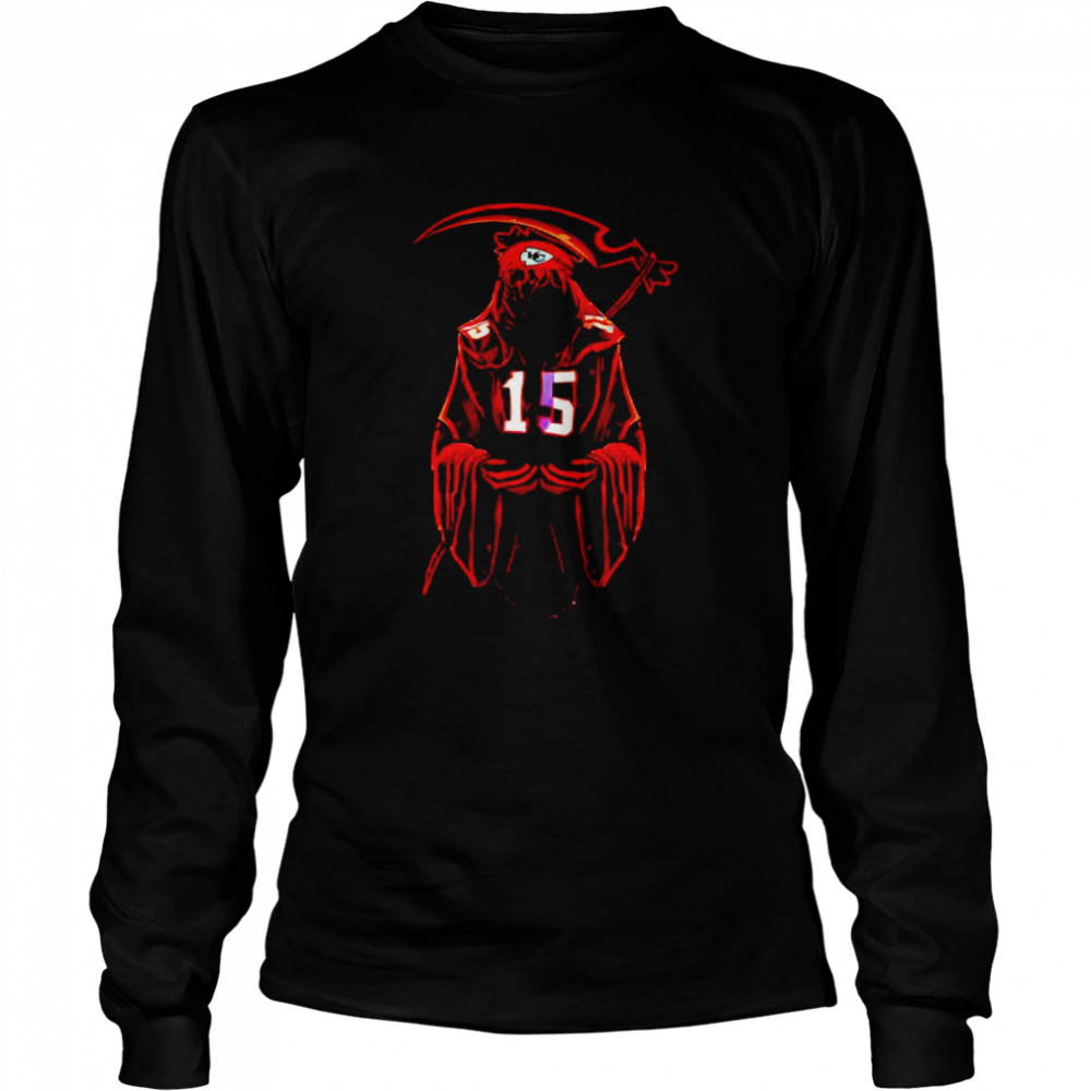 Kansas City Chiefs Patrick Mahomes grim reaper T-shirt now on sale